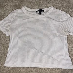 Never worn white forever21 croptop!
